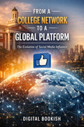 Book cover with a college building, globe, and Facebook logo, titled 'From a College Network to a Global Platform'.