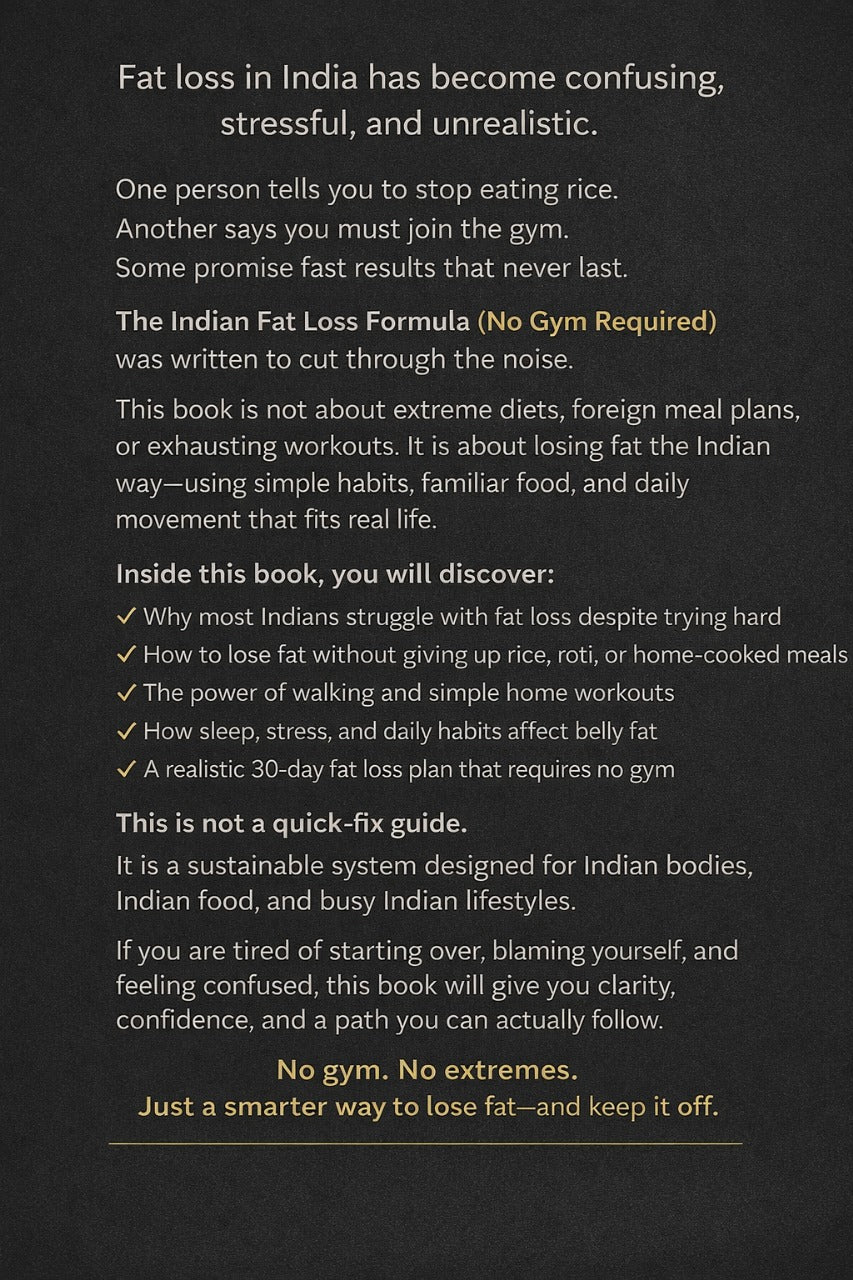 The Indian Fat Loss Formula (No Gym Required) | E-book | English