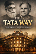 Book cover of 'The Tata Way' with two men and a building in the background