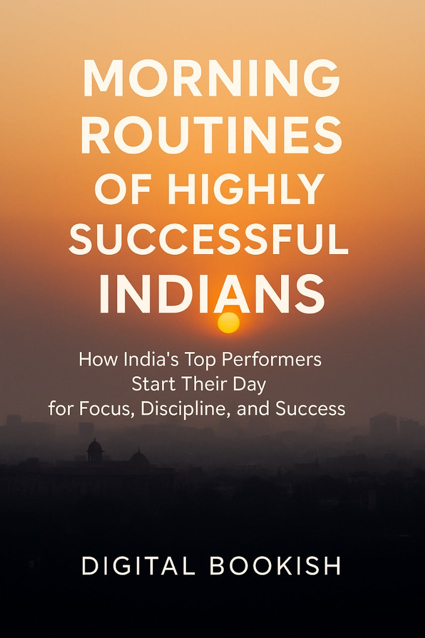 Morning Routines Of Highly Successful Indians | E-BOOK | English